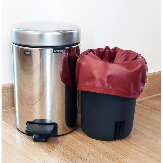 Sac poubelle lavable et réutilisable CHOCOLAT (3L)
