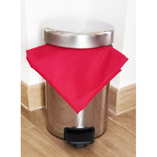 Sac poubelle lavable et réutilisable - ROUGE (3L)