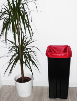 Sac poubelle lavable et réutilisable ROUGE (30 L)