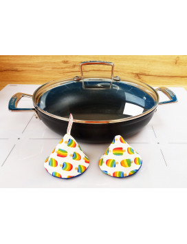 2 kitchen mitts - ICE CREAM
