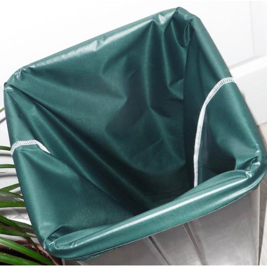 Sac poubelle lavable et réutilisable VERT FONCE (50L)