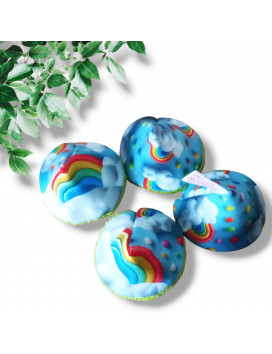 4 Tipis à pipi / Cônes STOP pipi - RAINBOW EFFET 3D