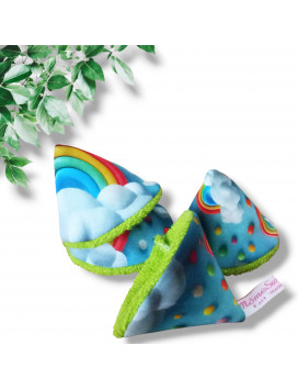 4 Tipis à pipi / Cônes STOP pipi - RAINBOW EFFET 3D