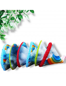 6 Tipis à pipi / Cônes STOP pipi - RAINBOW EFFET 3D