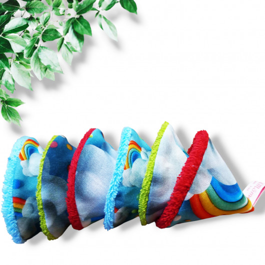 6 Tipis à pipi / Cônes STOP pipi - RAINBOW EFFET 3D