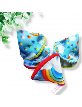 6 Tipis à pipi / Cônes STOP pipi - RAINBOW EFFET 3D