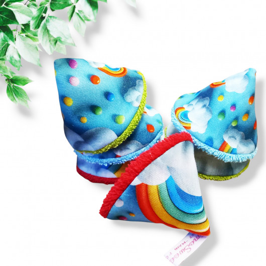 6 Tipis à pipi / Cônes STOP pipi - RAINBOW EFFET 3D