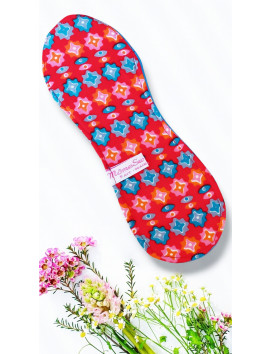Serviette hygiénique lavable sans ailettes MAIJA RETRO (S)