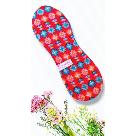 Serviette hygiénique lavable sans ailettes MAIJA RETRO (S)