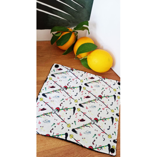 Essuie - tout lavable FOLKLORES BELGES (4 feuilles)