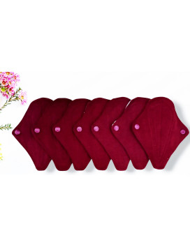 Pack 7 protège-strings lavables - FLEURS DES CHAMPS (17 cm)