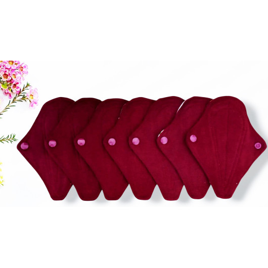 Pack 7 protège-strings lavables - FLEURS DES CHAMPS (17 cm)