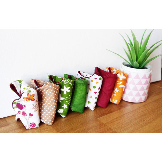 Pack 7 protège-strings lavables - FLEURS DES CHAMPS (17 cm)
