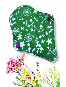 Pack 7 protège-strings lavables - FLEURS DES CHAMPS (17 cm)