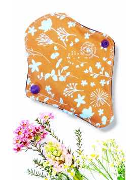 Pack 7 protège-strings lavables - FLEURS DES CHAMPS (17 cm)