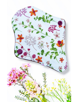 Pack 7 protège-strings lavables - FLEURS DES CHAMPS (17 cm)