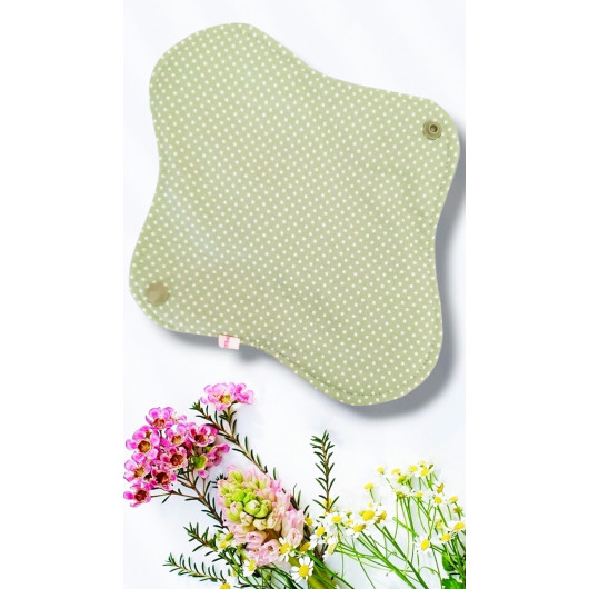 Pack 7 serviettes hygiéniques lavables EUCALYPTUS (M)