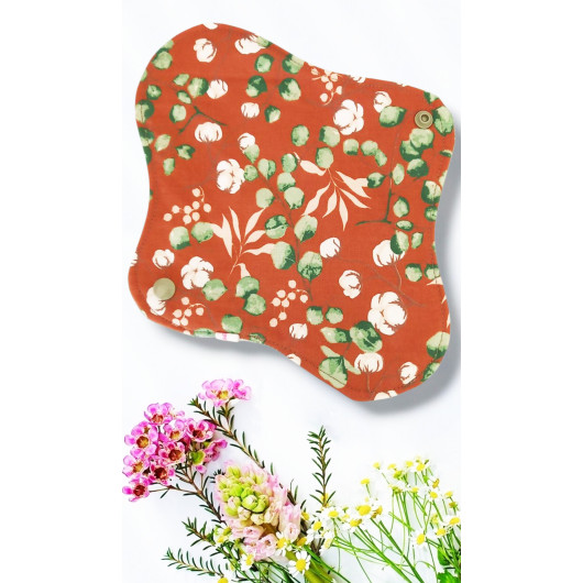 Pack 7 serviettes hygiéniques lavables EUCALYPTUS (M)