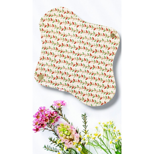 Pack 7 serviettes hygiéniques lavables EUCALYPTUS (M)