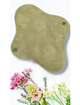 Pack 7 serviettes hygiéniques lavables EUCALYPTUS (M)
