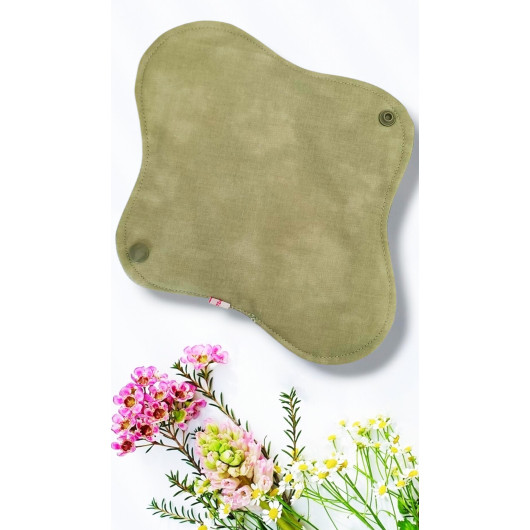 Pack 7 serviettes hygiéniques lavables EUCALYPTUS (M)