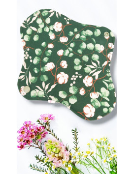 Pack 7 serviettes hygiéniques lavables EUCALYPTUS (M)