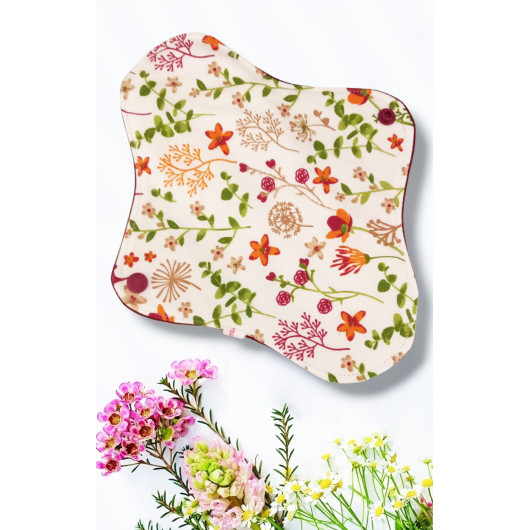 Pack 7 serviettes hygiéniques lavables - FLEURS DES CHAMPS (M)