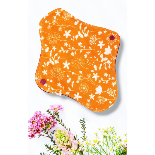 Pack 7 serviettes hygiéniques lavables - FLEURS DES CHAMPS (M)