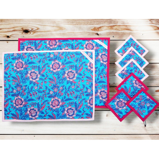 Sets de table avec sous-verres - HIMASHAL