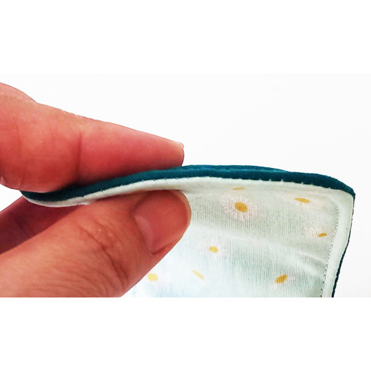 Pack 7 serviettes hygiéniques lavables sans ailettes DAISY (S)