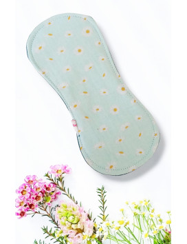 Pack 7 serviettes hygiéniques lavables sans ailettes DAISY (S)