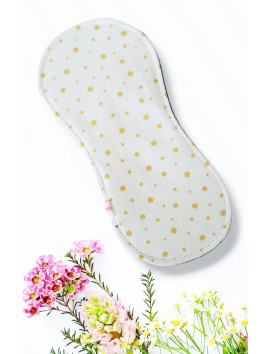 Pack 7 serviettes hygiéniques lavables sans ailettes DAISY (S)