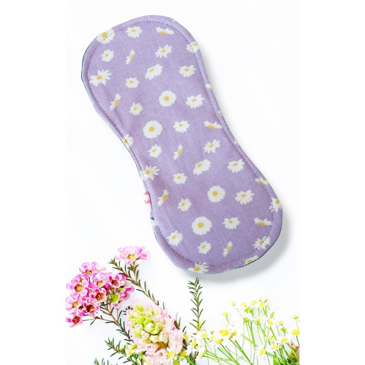 Pack 7 serviettes hygiéniques lavables sans ailettes DAISY (S)