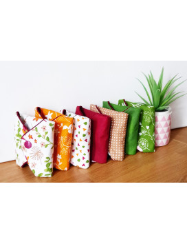 Pack 7 serviettes hygiéniques lavables - FLEURS DES CHAMPS (S)