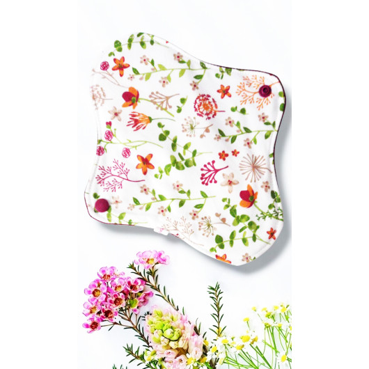 Pack 7 serviettes hygiéniques lavables - FLEURS DES CHAMPS (S)