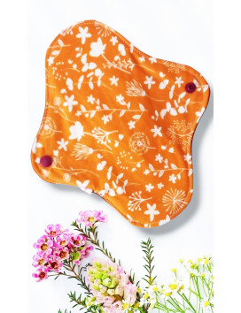 Pack 7 serviettes hygiéniques lavables - FLEURS DES CHAMPS (S)