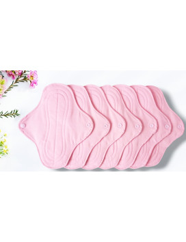 Pack 7 serviettes hygiéniques lavables - ROSES (M)