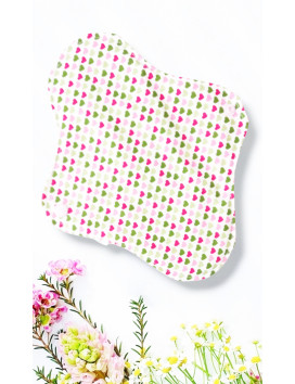 Pack 7 serviettes hygiéniques lavables - ROSES (M)
