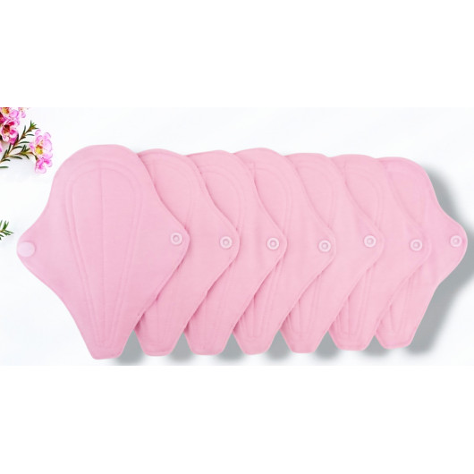 Pack 7 protège-strings lavables - ROSES (17 cm)