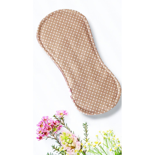 Pack 7 serviettes hygiéniques lavables sans ailettes - FLEURS DES CHAMPS (S)