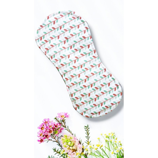 Pack 7 serviettes hygiéniques lavables sans ailettes - EUCALYPTUS (S)