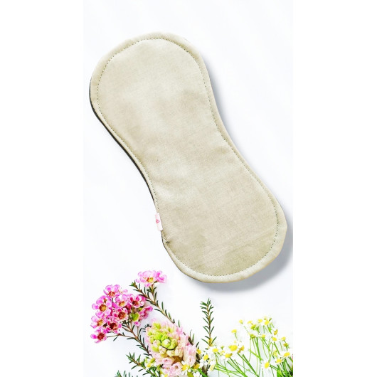 Pack 7 serviettes hygiéniques lavables sans ailettes - EUCALYPTUS (S)