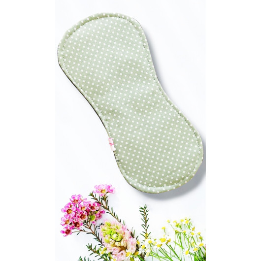 Pack 7 serviettes hygiéniques lavables sans ailettes - EUCALYPTUS (S)