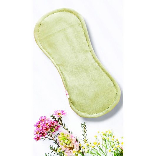 Pack 7 serviettes hygiéniques lavables sans ailettes - ROSES (S)