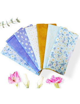 Essuie - tout lavable - PÂQUERETTES (7 feuilles)