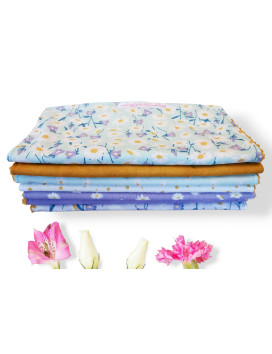 Essuie - tout lavable - PÂQUERETTES (7 feuilles)