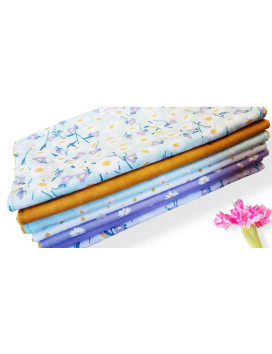Essuie - tout lavable - PÂQUERETTES (7 feuilles)