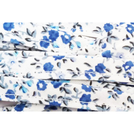 Paire de lacets en tissu - BLEUETS