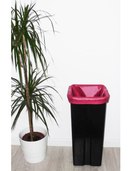 Waschbarer und wiederverwendbarer Müllbeutel - ERDBEERE (30 L)