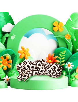 Paire de lacets en tissu - AZTECA (noir et blanc)